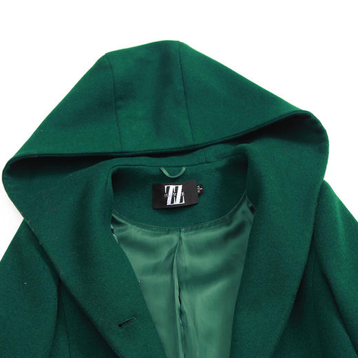 佐尔美冬季女装纯色百搭修身显瘦羊毛呢子大衣外套E74ZZ35 商品图1