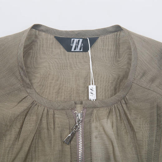 佐尔美新品春秋季长款风衣女性女士宽松女子七分袖E61FZ35 商品图2