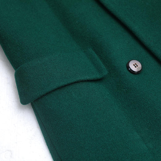 佐尔美秋冬新款经典简约过膝宽松加厚羊毛呢外套E74ZZ34 商品图2