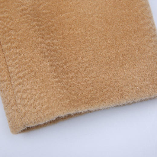 佐尔美气质优雅不规则兔毛领中长羊毛外套Z14ZT32 商品图3