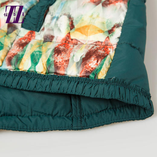 佐尔美短款纯色羽绒服女新冬季毛领羽绒服短款E44YH11 商品图1