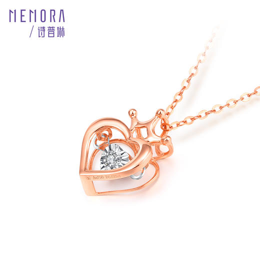 MEMORA诗普琳灵动系列18K金钻石项链套链DN049001 商品图5