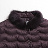 佐尔美新品冬季新品纯色毛领灰鸭绒中长款羽绒服E74YO15 商品缩略图1