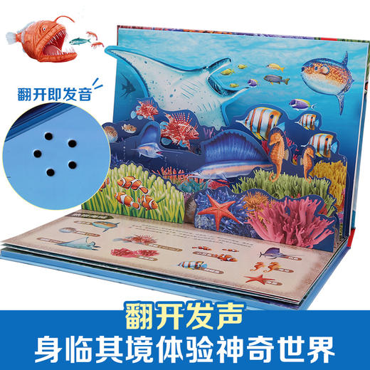奇趣科普3D立体发声书 海洋王国 商品图2