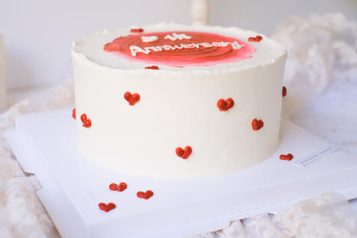 爱的誓言：蛋糕表面可以“自由发挥” 写上周年纪念、你们的名字，或者爱情誓言 商品图2