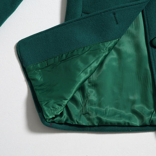 佐尔美秋冬新品时尚修身显瘦气质中长羊毛呢子包外套E64ZZ44 商品图4