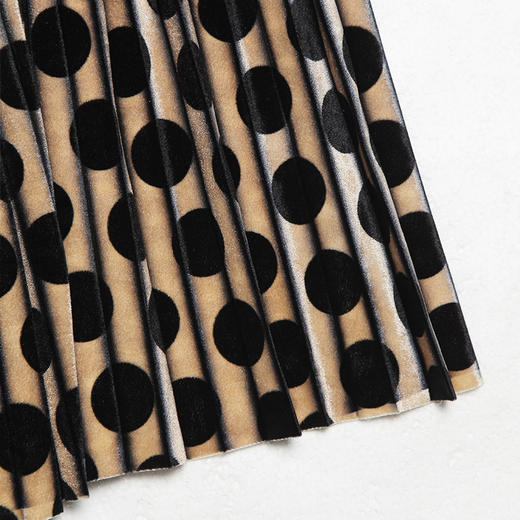 佐尔美秋季新品女士气质波点渐变中长过膝中年半身裙E83QC34 商品图2