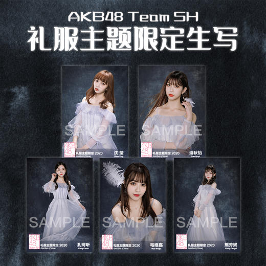 AKB48 Team SH 《礼服主题》限定生写 商品图0