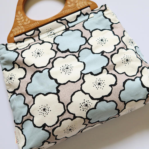 HUJI祤集Embrace手提包插画大花朵 商品图2