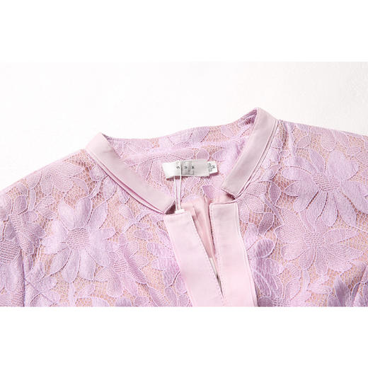 佐尔美年中女装纯色暗花休闲修身小西装短装外套上衣E61SO13 商品图1