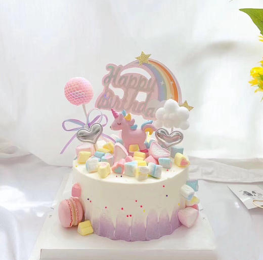 梦幻独角兽生日蛋糕