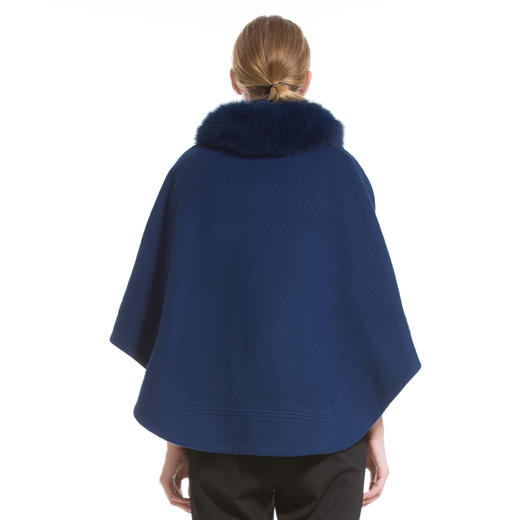 佐尔美毛呢大衣短款女冬季外套斗篷型欧美风反季E44ZH65 商品图1