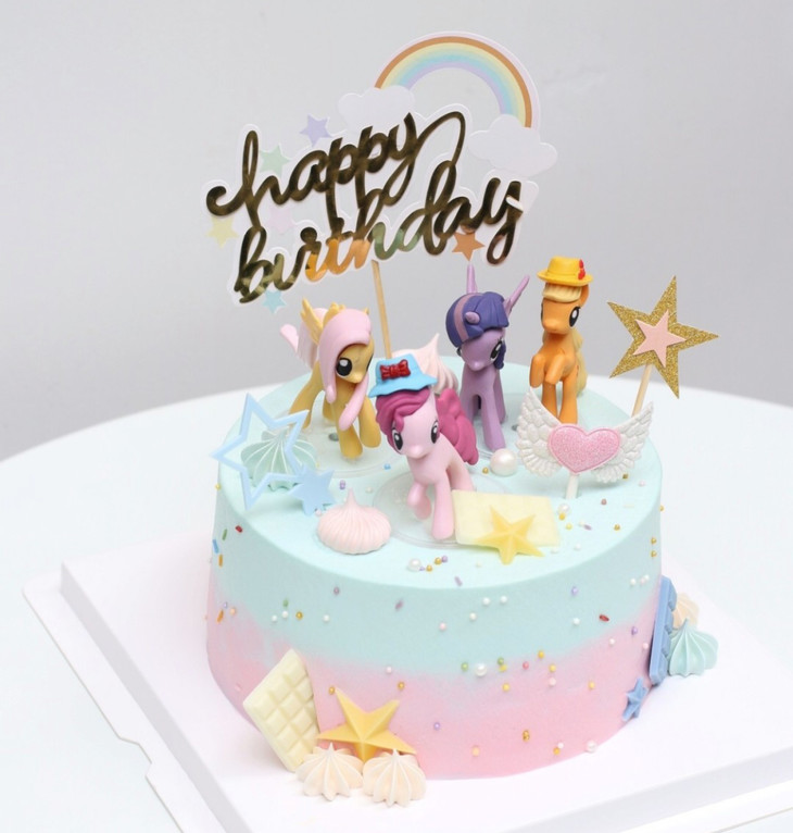 可爱小马宝莉生日蛋糕