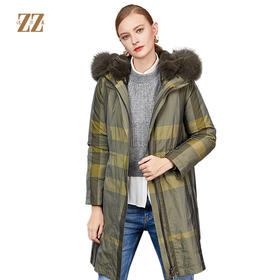 佐尔美佐尔美新品冬季新品中长款时尚过膝派克服外套E84PQ43