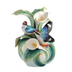 【6F】法蓝瓷邂逅幸福 八色鸟与海芋瓷瓶