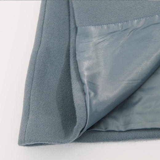 佐尔美秋冬新品修身保暖妈妈装狐狸毛领羊毛呢子外套E64ZH47 商品图3