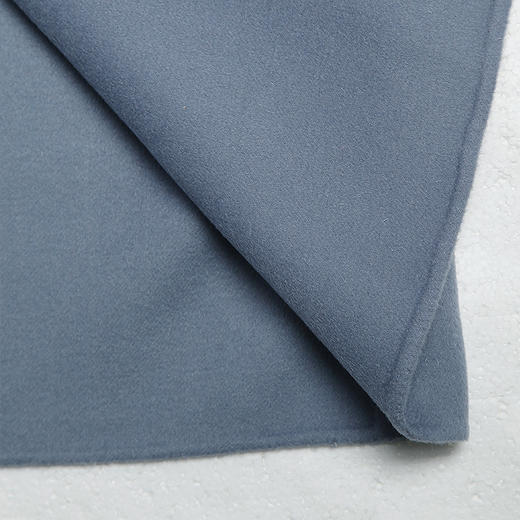 佐尔美ZZ 新品反季纯色简约风女士中长款羊毛双面呢大衣E64SM24 商品图3