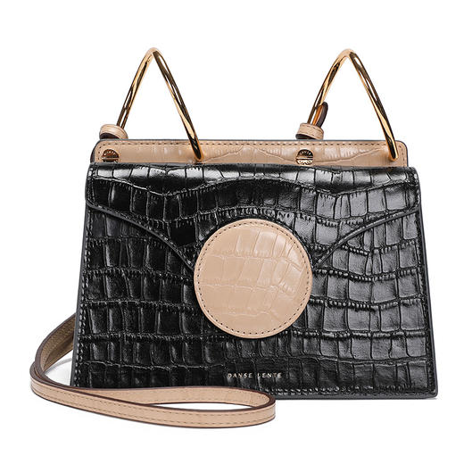 DANSE LENTE 女士 Mini Phoebe 鳄鱼纹牛皮迷你风琴包单肩斜跨包S2015 商品图0