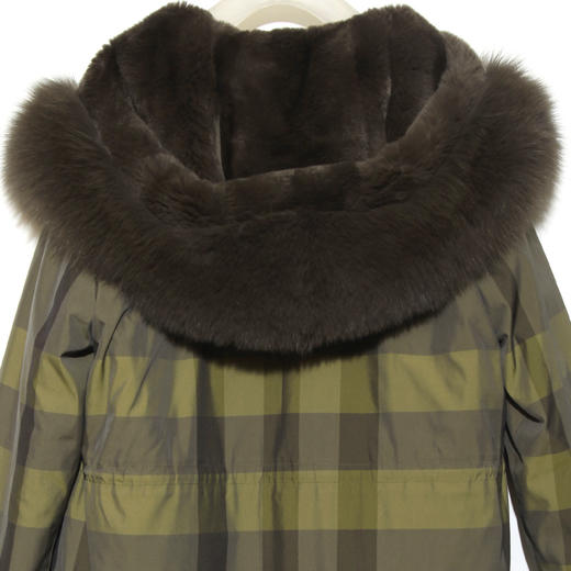 佐尔美佐尔美新品冬季新品中长款时尚过膝派克服外套E84PQ43 商品图3