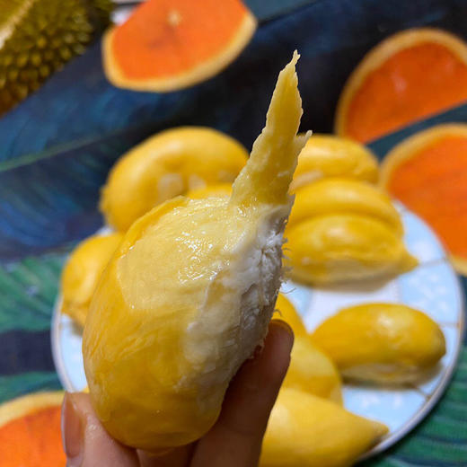 泰国进口榴莲 小猫山王 巴掌托曼尼榴莲 新鲜榴莲带壳应季水果