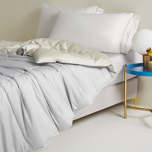 80支A类 可水洗大豆空调被 拼色纯棉全棉 商品图1