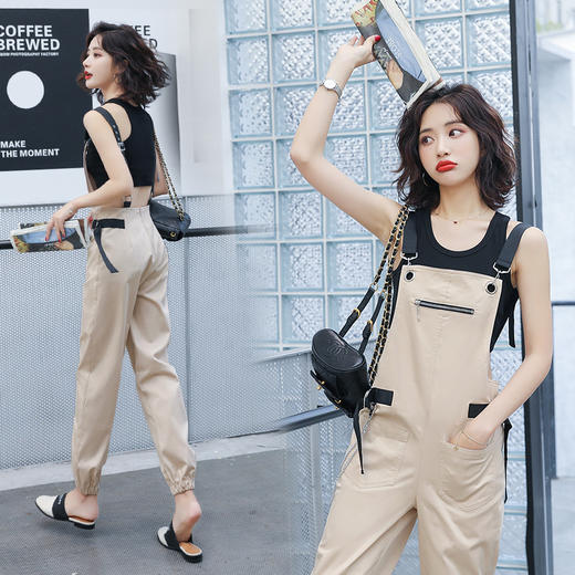 WZNH-YJLY9931夏季新款时尚潮流简约气质修身套装 商品图1