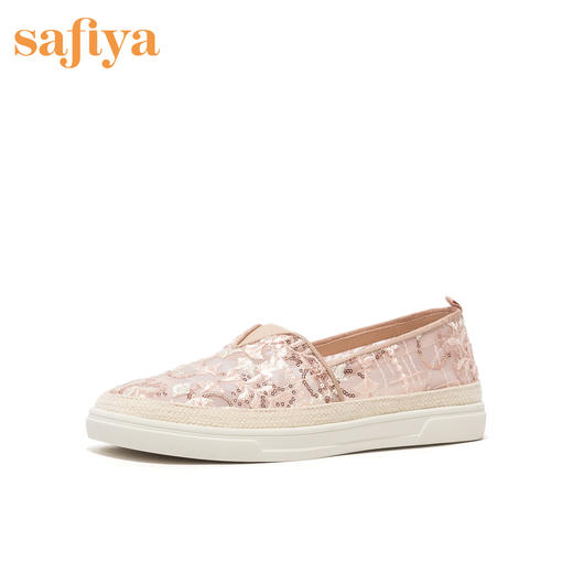 Safiya索菲娅春季时尚蕾丝渔夫鞋2022新款舒适单鞋SF13112218 商品图2