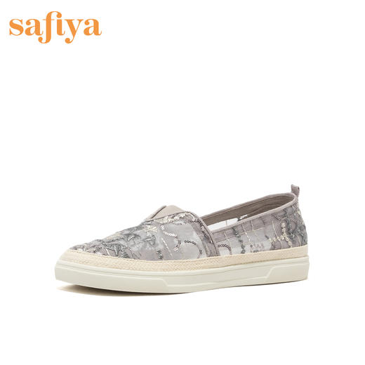 Safiya索菲娅春季时尚蕾丝渔夫鞋2022新款舒适单鞋SF13112218 商品图1