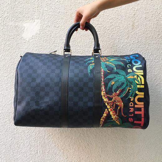 lv路易威登丛林系列限量keepall 45