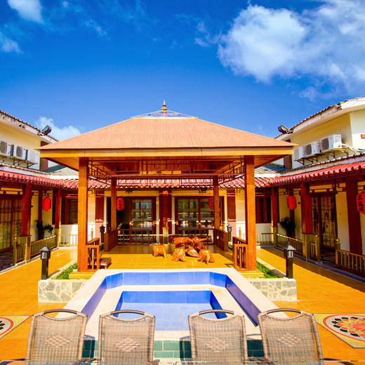 【东瀛阁四房天皇风吕】皇家spa酒店  带庭院私家温泉四房一厅套房 商品图0