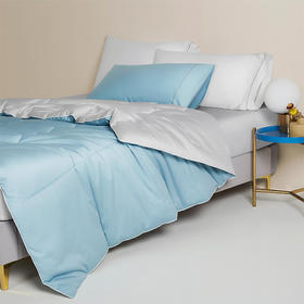 80支A类 可水洗大豆空调被 拼色纯棉全棉