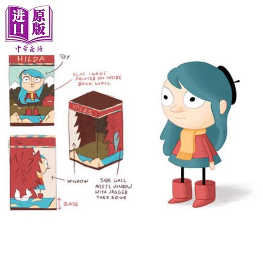 【中商原版】漫画原著：希尔达模型本 Hilda Collectable Figurine 周边手办 希尔达周边 希尔达官方收藏人偶 7岁以上 英文原版 商品图1