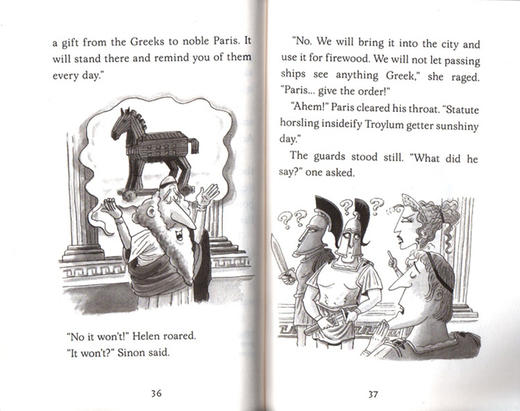 希腊故事4册 英文原版 Greek Tales 可怕的历史同作者 Terry Deary 儿童英语章节小说故事书 商品图1