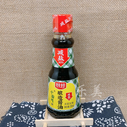 厨邦小淘气儿童酱油淡盐生抽150ml 商品图1