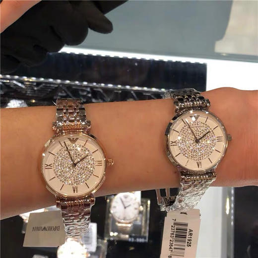 女神礼物，阿玛尼满天星 女款手表ar1926正品旗舰店在售3990 商品图1