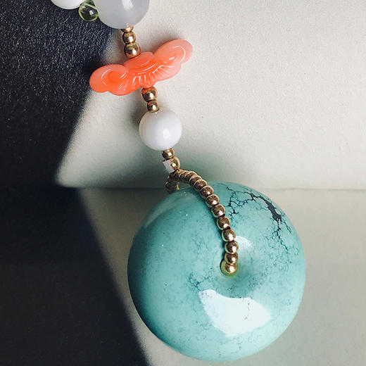 砗磲绿松挂链 商品图1