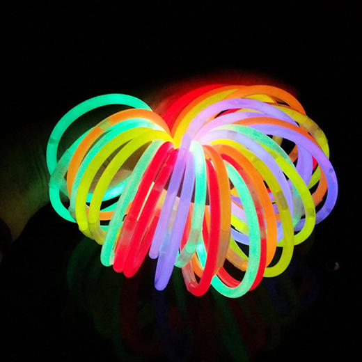 荧光棒晚会活动发光棒一次性七彩夜光棒创意团建年会放光头箍玩具 商品图2