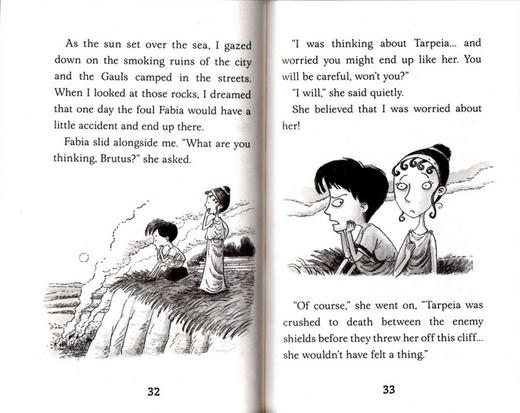 罗马故事4册 英文原版 Roman Tales 可怕的历史同作者 Terry Deary 儿童英语章节小说故事书 商品图1