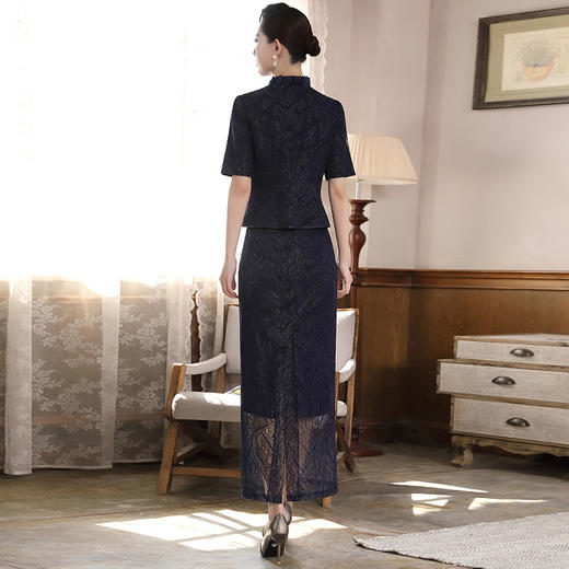 DLQ-A1830新款中国风复古老上海改良旗袍连衣裙 商品图1