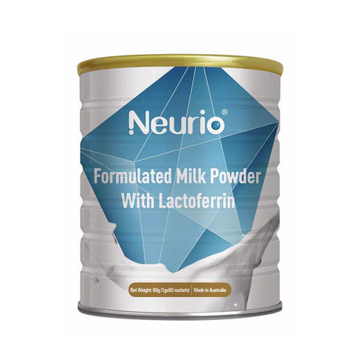 每日必抢澳洲纽瑞优neurio婴幼儿乳铁蛋白粉1g60袋蓝钻版带中文标