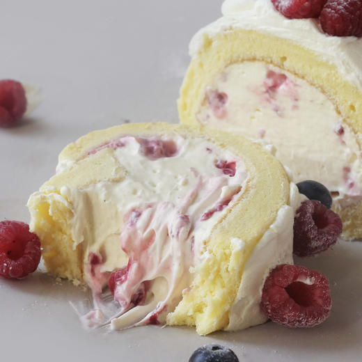 树莓蛋糕卷（ 酸与甜的黄金比例） 商品图3