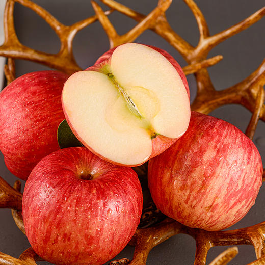 【正宗洛川苹果】顶端果业洛川红富士苹果40枚85mm精选大果 家庭实惠装 商品图4