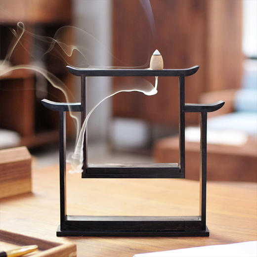 唯诗 |「书香门第」檀木熏香摆件 商品图1