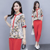 WZNH-WM20569创意款OL气质女装棉麻时尚休闲套装 商品缩略图1