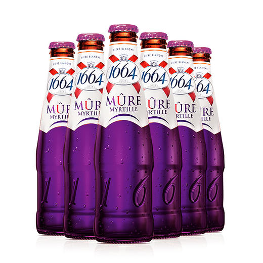 克伦堡1664蓝莓味啤酒250ml/1瓶/6瓶/24瓶整箱 商品图2