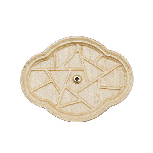 唯诗 | 「花窗香云」创意木质线香插 家用室内禅意沉檀香座香托熏香炉 商品图3