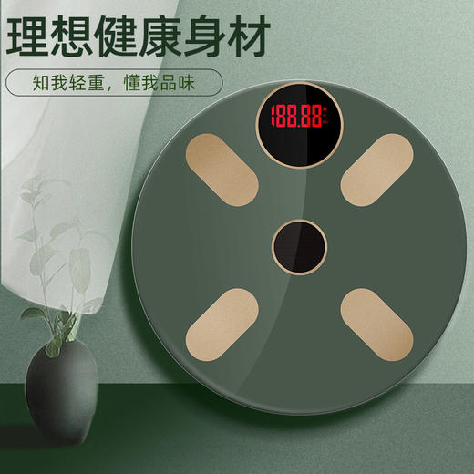 【您的健康私教，智能蓝牙体脂秤】电子秤家庭用APP电子称重仪男士女生成人运动高检测学生宿舍儿童小型体重秤 商品图0