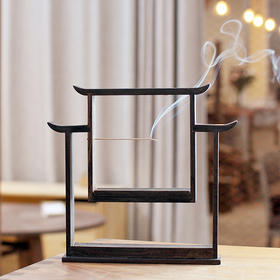 唯诗 |「书香门第」檀木熏香摆件