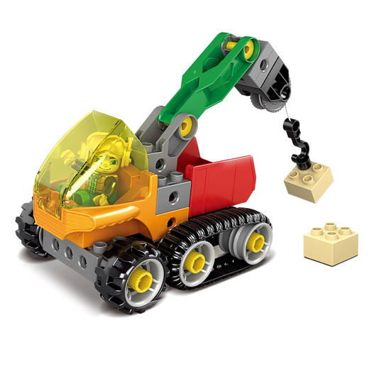 城市工程拼装积木玩具儿童大颗粒37005FDC 商品图0