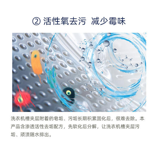 兔之力洗衣槽清洁剂 （第二代）250g（4盒） 商品图4